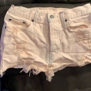 LF Stores Carmar denim pink shorts new size 27